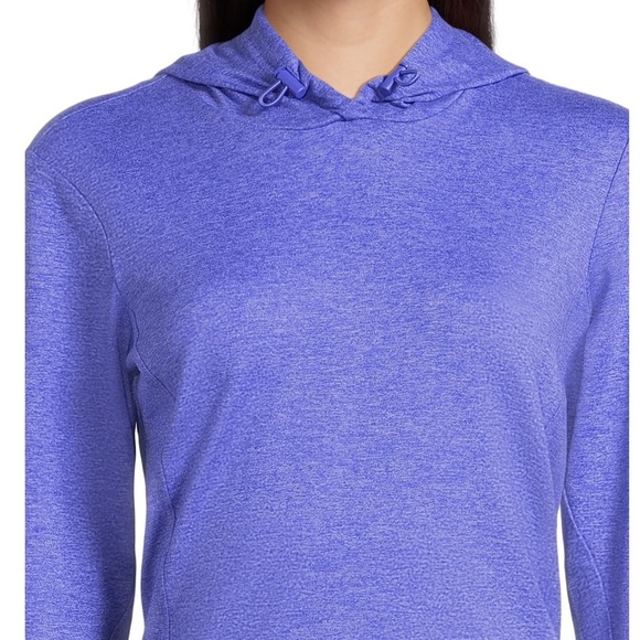 Avia Women's Performance Tee with Hood and Long Sleeves XS - Picture 3 of 12